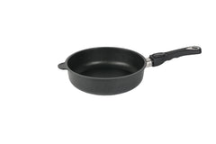 AMT-Schmorpfanne 24 cm,7 cm hoch, mit abnehmbarem Stiel - Duftkissen