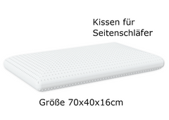 Schlafkissen - Geruchlos Seitenschläfer +Gratis Baumwollüberzug - Duftkissen